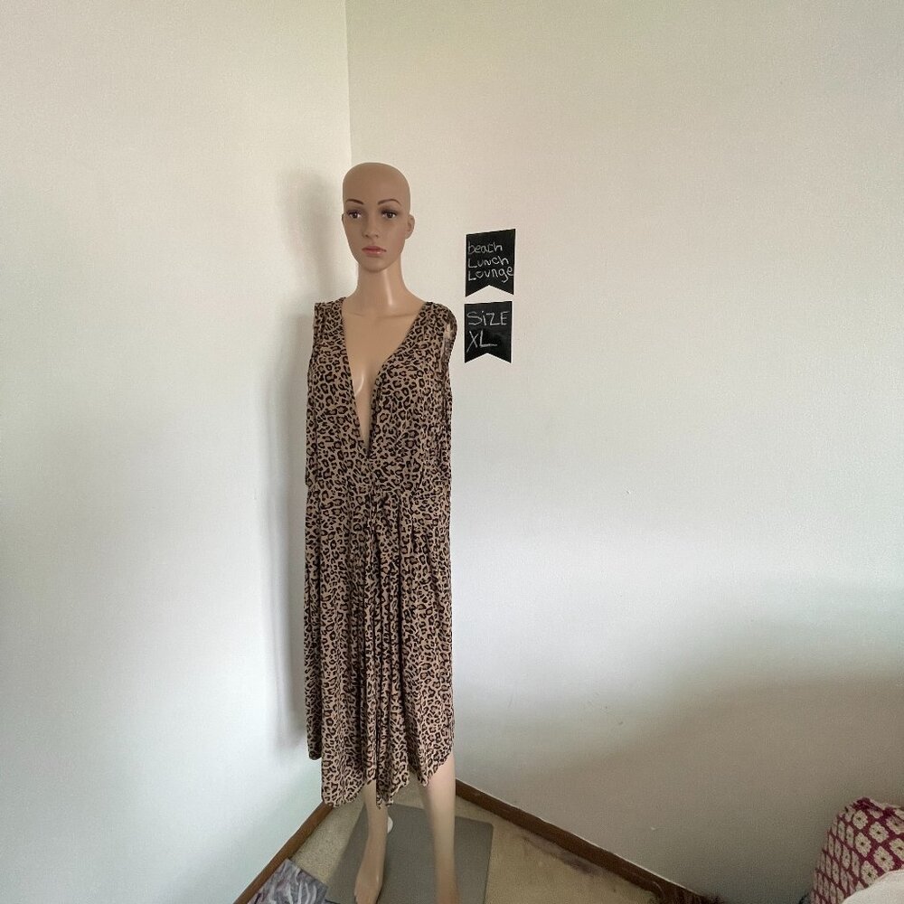 Beachlunchlounge Size: Xl Casual Midi Dress